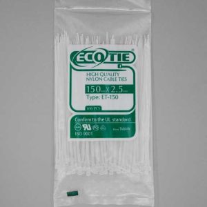بست کمربندی 150*2.5 سفید Eco Tie