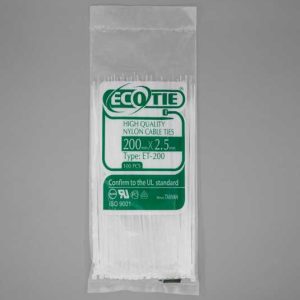 بست کمربندی 200*2.5 سفید Eco Tie