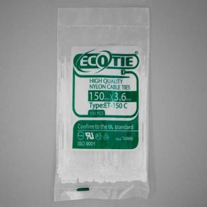 بست کمربندی 150*3.6 سفید Eco Tie