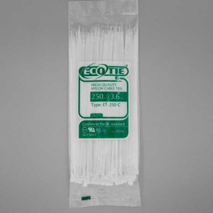 بست کمربندی 250*3.6 سفید Eco Tie