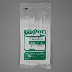 بست کمربندی 200*4.8 سفید Eco Tie