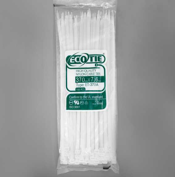 بست کمربندی 370*7.6 سفید Eco Tie