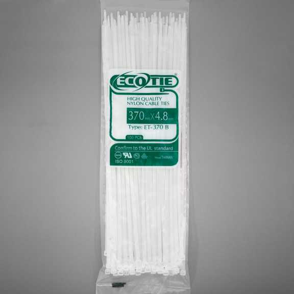 بست کمربندی 370*4.8 سفید Eco Tie