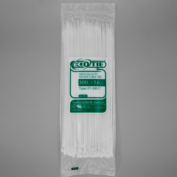 بست کمربندی 300*3.6 سفید Eco Tie